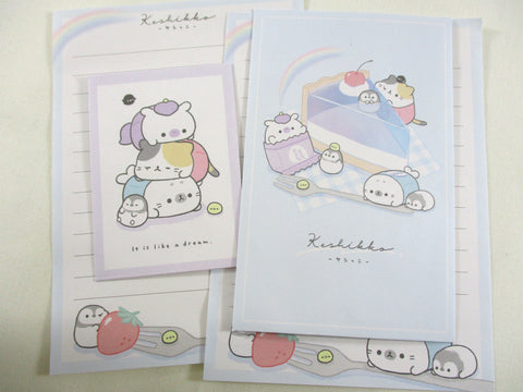 Cute Kawaii Crux Keshikko Seals Mini Letter Sets - Small Writing Note Envelope Set Stationery