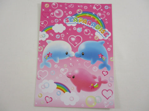 Rare ❤︎ Vintage *ੈ✩‧₊˚ Collectible - Cute Kawaii San-X Sea Paradise Dolphin Postcard B