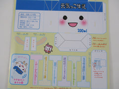 Rare ❤︎ Vintage *ੈ✩‧₊˚ Collectible ✿  Gift - Cute Kawaii DIY Paper Cut-outs Little Milk Box