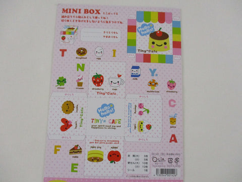Rare ❤︎ Vintage *ੈ✩‧₊˚ Collectible ✿  Gift - Cute Kawaii DIY Paper Cut-outs Little Box Tiny Cafe