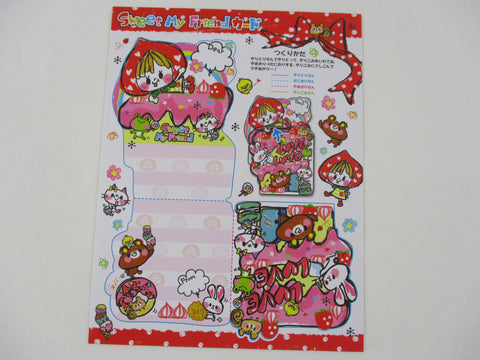 Rare ❤︎ Vintage *ੈ✩‧₊˚ Collectible ✿  Gift - Cute Kawaii DIY Paper Cut-outs Note Cards / Tags / Bookmarks - Sweet My Friend