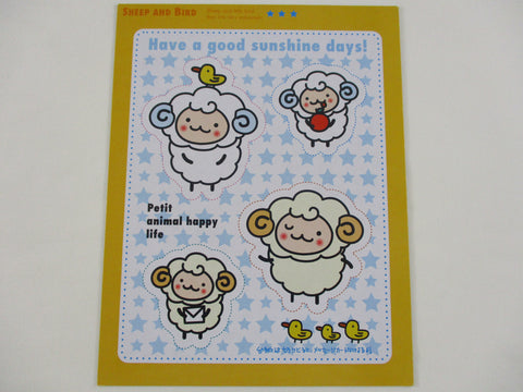 Rare ❤︎ Vintage *ੈ✩‧₊˚ Collectible ✿  Gift - Cute Kawaii DIY Paper Cut-outs Note Cards / Tags / Bookmarks - Sheep and Bird