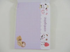 Cute Kawaii Kamio Panda Mochi pan 4 x 6 Inch Notepad / Memo Pad - Stationery Designer Paper Collection