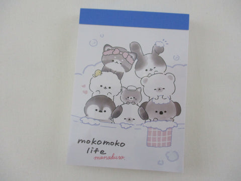 Cute Kawaii Crux Moko moko Animals Mini Notepad / Memo Pad - Stationery Designer Paper Collection