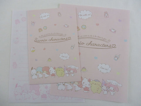 Cute Kawaii Sanrio Characters Letter Sets - Writing Papers Envelope
