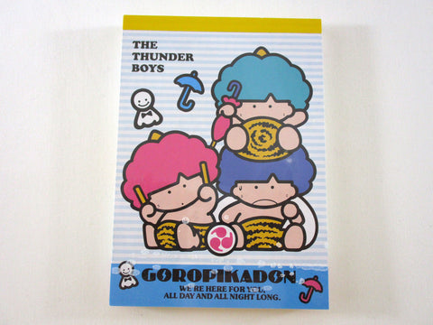 Rare ❤︎ Vintage *ੈ✩‧₊˚ Collectible ✿ Gift - Cute Kawaii Sanrio Goropikadon 4 x 6 Inch Notepad / Memo Pad preowned - Stationery Designer Paper Collection Gift