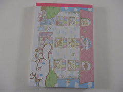 Rare ❤︎ Vintage *ੈ✩‧₊˚ Collectible ✿ Gift - Cute Kawaii Sanrio Cinnamoroll Windows of Friends 4 x 6 Inch Notepad / Memo Pad preowned - Stationery Designer Paper Collection Gift