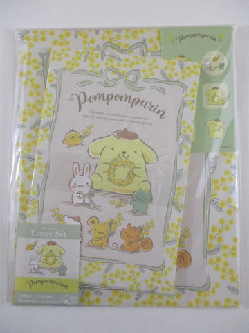 Cute Kawaii ‧₊ ᵎᵎ 🍒 ⋅ ˚✮ Sanrio ‪‪❤︎ Pom Pom Purin dog Letter Set Pack - Stationery Writing Paper Envelope Penpal Gift preowned