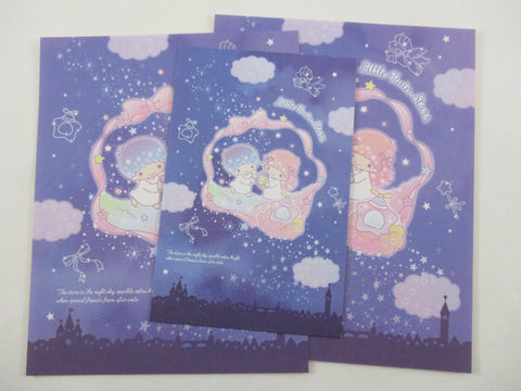 Cute Kawaii Little Twin Stars 2022 Letter Set - Writing Papers Envelope