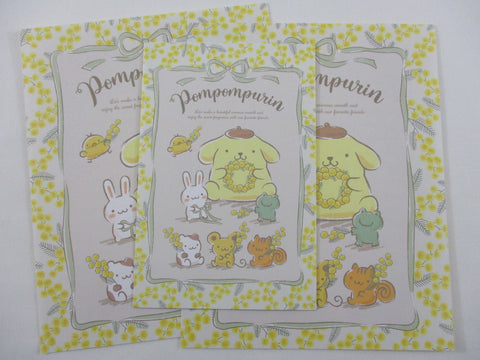 Cute Kawaii Pom Pom Purin dog 2022 Letter Set - Writing Papers Envelope
