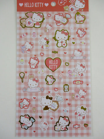 Cute Kawaii Sanrio Hello Kitty Large Sticker Sheet - B - for Journal Planner Craft Agenda Diary Project Gift Favorite