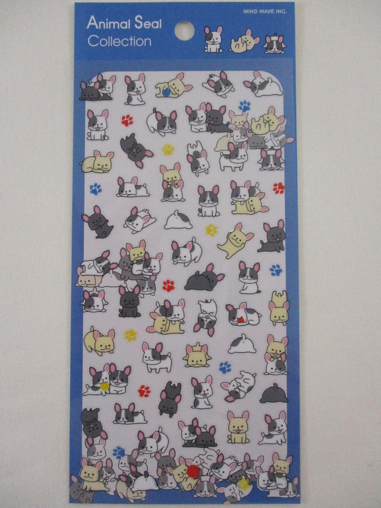 Cute Kawaii Mind Wave Dogs Puppies Puppy Pet Sticker Sheet B - for Journal Planner Craft Organizer Agenda Schedule Gift (Copy)