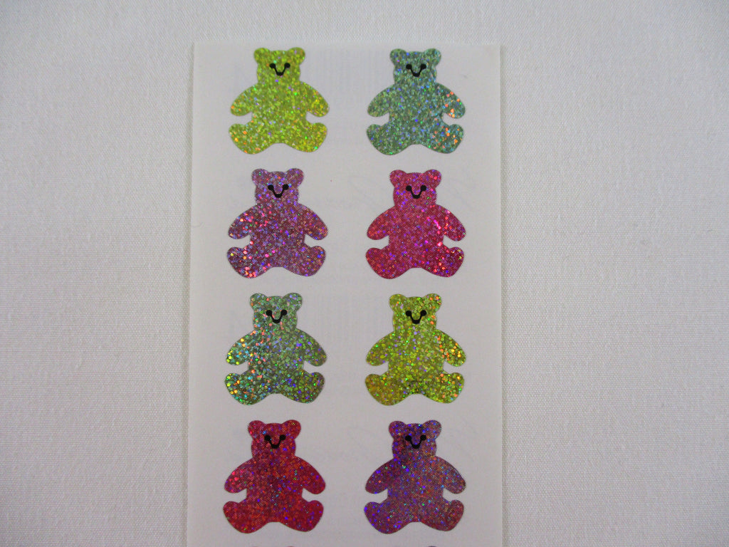 Mrs Grossman Bears Sticker Sheet / Module - Vintage & Collectible - Stationery Journal Scrapbook Diary Notebook Planner Schedule Gift