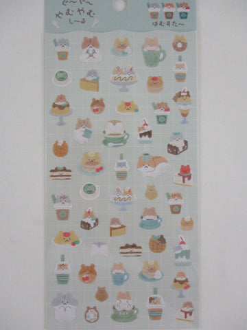 Cute Kawaii Kamio Sticker Sheet - Hamster Cafe - for Journal Planner Craft Agenda Organizer Scrapbook