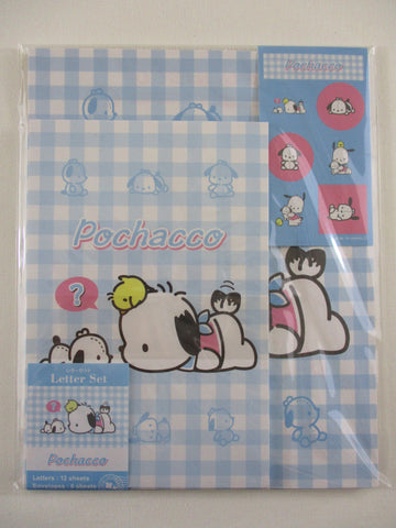 Cute Kawaii ‧₊ ᵎᵎ 🍒 ⋅ ˚✮ Sanrio ‪‪❤︎ Pochacco Dog Letter Set Pack - Stationery Writing Paper Envelope Penpal