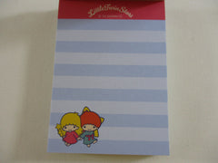 Cute Kawaii Sanrio Retro Anniversary Series - Little Twin Stars - Mini Notepad / Memo Pad - Stationery Designer Paper Collection Collectible Gift preowned