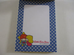 Cute Kawaii Sanrio Retro Anniversary Series - Little Twin Stars - Mini Notepad / Memo Pad - Stationery Designer Paper Collection Collectible Gift preowned