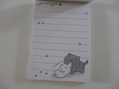 Cute Kawaii Kamio Cat Mom Kitty Mini Notepad / Memo Pad - Stationery Designer Writing Paper Collection