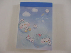 Cute Kawaii Kamio Good Night Moffy Bird Penguin Mini Notepad / Memo Pad - Stationery Designer Writing Paper Collection Gift