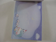 Cute Kawaii Kamio Good Night Moffy Bird Penguin Mini Notepad / Memo Pad - Stationery Designer Writing Paper Collection Gift