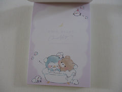 Cute Kawaii Kamio Good Night Moffy Bear Bird Penguin Mini Notepad / Memo Pad - Stationery Designer Writing Paper Collection Gift