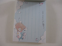 Cute Kawaii Kamio Good Night Moffy Bear Bird Penguin Mini Notepad / Memo Pad - Stationery Designer Writing Paper Collection Gift