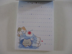 Cute Kawaii Kamio Cat Berry Jelly Mogu Nyan Mini Notepad / Memo Pad - Stationery Designer Writing Paper Collection Gift