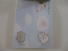 Cute Kawaii Kamio Cat Berry Jelly Mogu Nyan Mini Notepad / Memo Pad - Stationery Designer Writing Paper Collection Gift