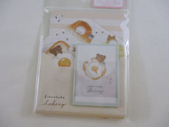 Cute Kawaii Q-Lia Toast Egg Bear Bird Animal Food Hungry MINI Letter Set Pack - Stationery Writing Note Paper Envelope Gift Surprise Note