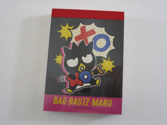 Cute Kawaii Sanrio Retro Anniversary Series - Badtz Maru - Mini Notepad / Memo Pad - Stationery Designer Paper Collection Collectible Gift preowned