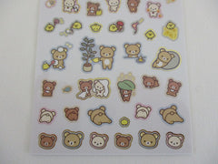 Cute Kawaii San-X Rilakkuma Strawberry Sticker Sheet 2024 C - for Planner Journal Scrapbook Craft Notebook Gift