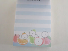 Cute Kawaii Kamio Fruit Puppies Dog Pet Yuruwan Mini Notepad / Memo Pad - Stationery Journal Diary Craft Gift