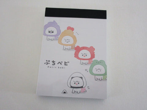 Cute Kawaii Kamio Petit Bebi Costume Baby Mini Notepad / Memo Pad - Stationery Journal Diary Craft Gift
