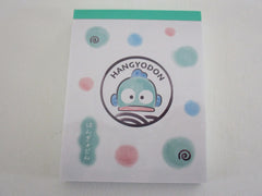 Cute Kawaii Sanrio Hangyodon Mini Notepad / Memo Pad - Stationery Journal Diary Gift (preowned)