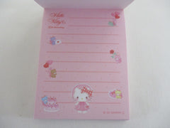 Cute Kawaii Sanrio Hello Kitty 50th Anniversary Mini Notepad / Memo Pad - Stationery Journal Diary Gift (preowned)
