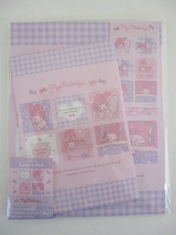 Cute Kawaii ‧₊ ᵎᵎ 🍒 ⋅ ˚✮ Sanrio ‪‪❤︎ My Melody Loves You Letter Set Pack - Stationery Writing Paper Envelope Penpal Gift preowned