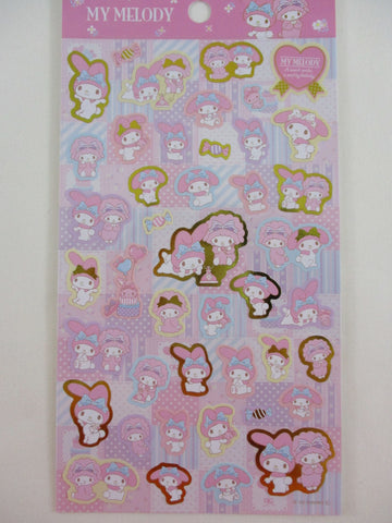 Cute Kawaii Sanrio My Melody Large Sticker Sheet - C - for Journal Planner Craft Diary Scrapbook Project Schedule Organizer Gift Favorite