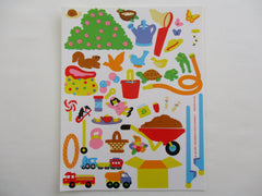 Mrs Grossman Kids Gardening Toys Large Sticker Sheet / Module - 6.5 x 8.25 in - Vintage & Collectible