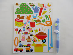 Mrs Grossman Kids Gardening Toys Large Sticker Sheet / Module - 6.5 x 8.25 in - Vintage & Collectible