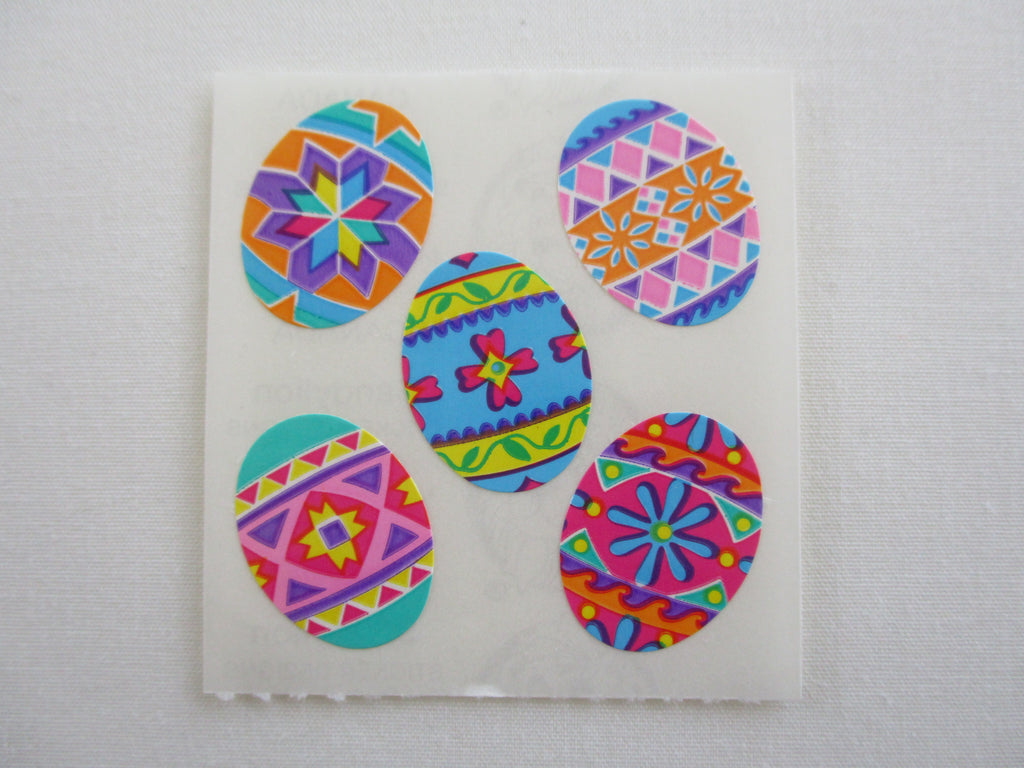 Sandylion Easter Eggs Sticker Sheet / Module - Vintage & Collectible