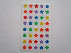 Mrs Grossman Rainbow Stars Sticker Sheet / Module - Vintage & Collectible