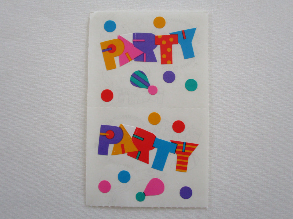 Mrs Grossman Party Sticker Sheet / Module - Vintage & Collectible 1992