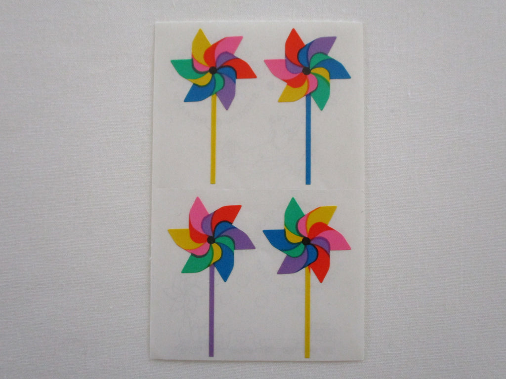 Mrs Grossman Paper Windmill Sticker Sheet / Module - Vintage & Collectible