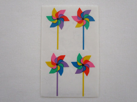 Mrs Grossman Paper Windmill Sticker Sheet / Module - Vintage & Collectible