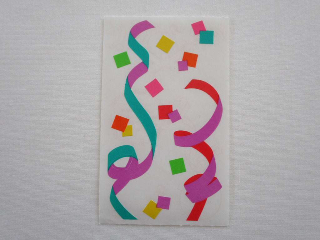 Mrs Grossman Party Ribbons Sticker Sheet / Module - Vintage & Collectible