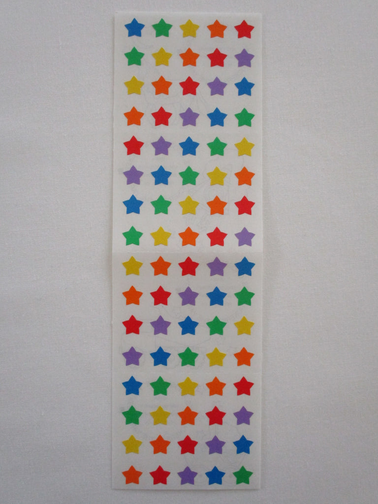Mrs Grossman Rainbow Stars Sticker Sheet / Module - Vintage & Collectible