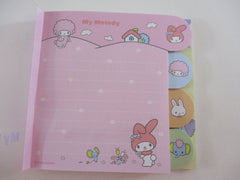 Cute Kawaii VHTF Vintage Sanrio My Melody 4.25 x 4.25 Inch Notepad / Memo Pad - Stationery Designer Paper Collection Preowned New