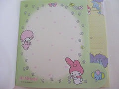 Cute Kawaii VHTF Vintage Sanrio My Melody 4.25 x 4.25 Inch Notepad / Memo Pad - Stationery Designer Paper Collection Preowned New