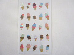Mrs Grossman Ice Cream Treat Sticker Sheet / Module - Vintage & Collectible - Stationery Journal Scrapbook Diary Notebook Planner Schedule Gift
