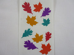 Mrs Grossman Autumn Fall Leaves Sticker Sheet / Module - Vintage & Collectible - Stationery Journal Scrapbook Diary Notebook Planner Schedule Gift